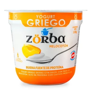 Yogurt Griego Zorba Melocoton 125G