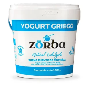 Yogurt Griego Zorba Nat Endulzado 1000G