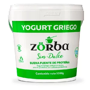 Yogurt Griego Zorba Nat Sin Dulce 1000G