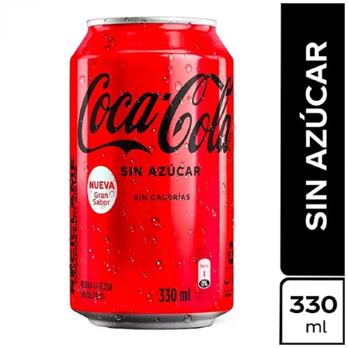 Coca Cola Zero Lata 330ml  La Cocotte Catering y Comidas Para