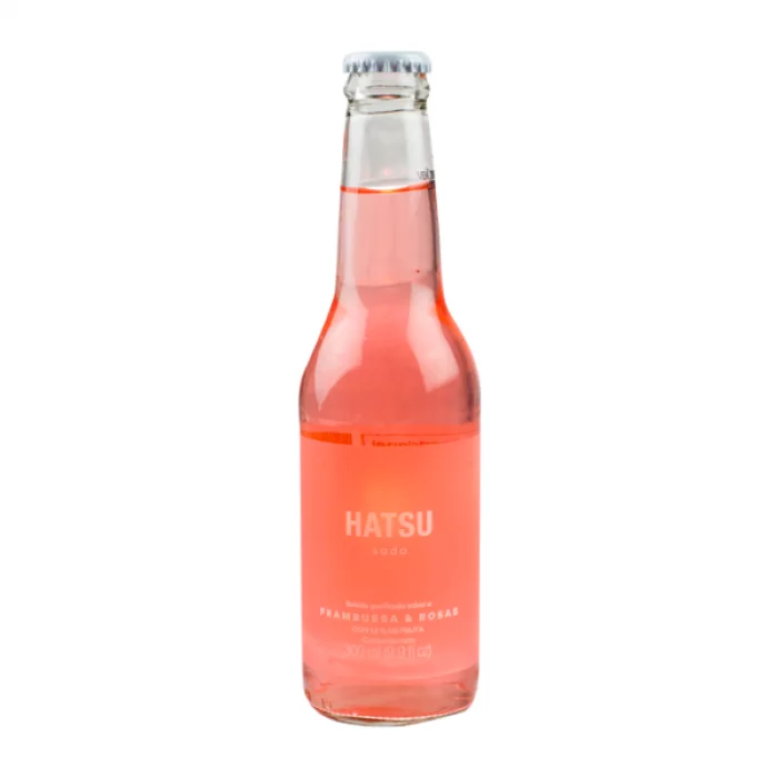 Soda Hatsu Frambuesa Rosas 300Ml