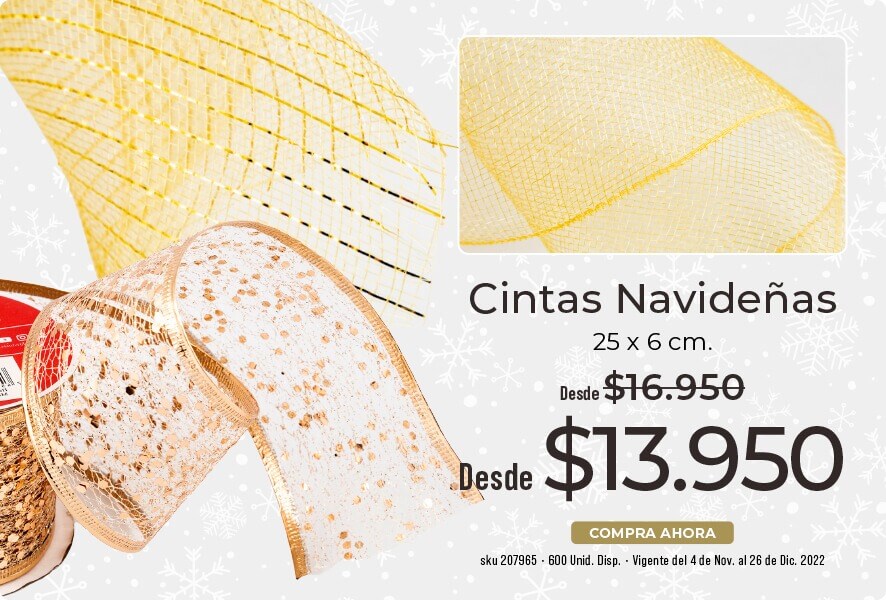 Cintas navideñas