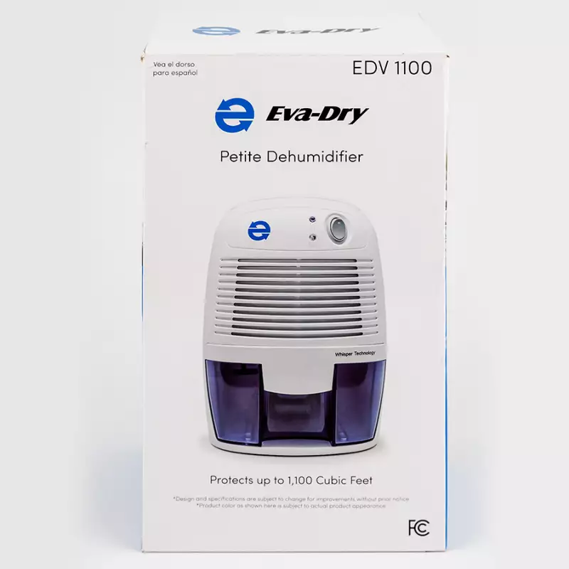 Whisper-quiet Eva-Dry EDV-1100 - Deshumidificador de 16 onzas con apagado  automático y reinicio para espacios pequeños en tu hogar, RV, automóvil y