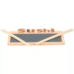Accesorios para sushi alpina 3pz 25x18cm en madera 871125210925
