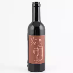 Accesorios para vino concepts 4pz botella vino en acero inoxibla y plastico abs 567-41680
