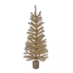 Adorno arbol navideño dorado champagne Expressions GS02H02297
