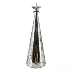 Adorno Arbol navideño Santini 8X23.5Cm Silver