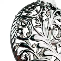 Adorno Arbol Santini 2X12Cm Plateado Plastico 130-4200929