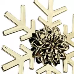 Adorno Arbol Santini Copo Nieve 9X5Cm Cobre Plastico 130-420100