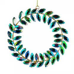 Adorno Arbol Santini Corona 10Xcm Verde Hierro 130-2900024