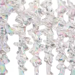 Adorno Arbol Santini Hielo 1X1Cm Plateado Polietileno 130-07010