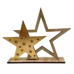 Adorno Nav Estrella Deco 22.5X4X18Cm Santini