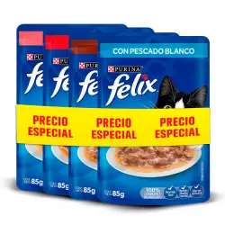 Alimento humedo felix 85 gr 4 un surtido 12530904