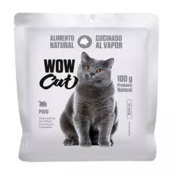 Alimento Humedo Gato Wow Cat 100 Gr Pavo 7708184209181