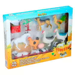 Animales Granja X 13 Pzs Eddy Toys 871125218333
