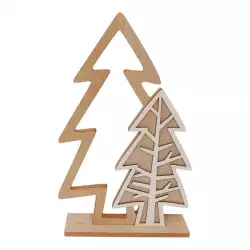 Arbol Santini Decorativo 4X33Cm Madera Madera 201-2500491