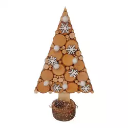 Arbol Santini Decorativo 7X31Cm Madera Madera 201-2500483