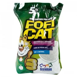 Arena Gato Fofi Cat Manzana Verde 5kg