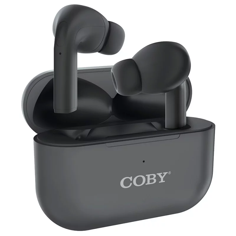 Audifonos Coby Inalambrico Negro Bluetooth 5.0 Para Ios Y Android