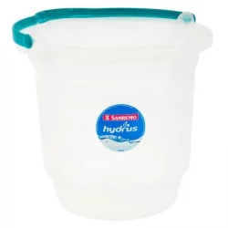 Balde Circular Pequeño Sanremo Transparente
