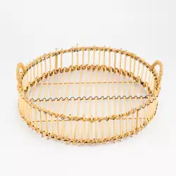 Bandeja Circular Trenzada Home Deco Fact