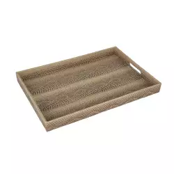 Bandeja Concepts 35X4X35Cm 35.5Cm Marron Plastico 420-105382