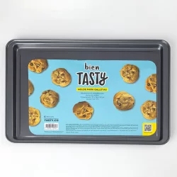 Bandeja Tasty En Acero Carbono 37X26Cm Antiadherente Para Galletas Fp174612
