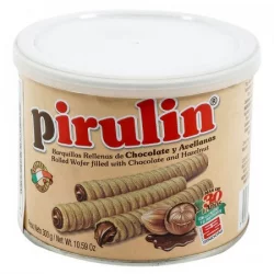 Barquillo De Chocolate Y Avellana Pirulin 300 Gr