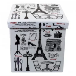 Baúl Plegable Eiffel Expressions Furniture 38X38X37cm