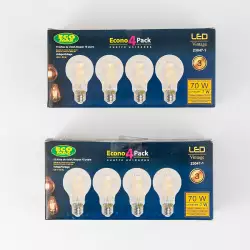 Bombillo Filamento E27 Ecomax 8 Ud 7W Precio Especial