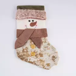 Bota Miro Christmas 24X40Cm Natural Poliester 831-325-2507I3