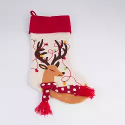 Bota Miro Christmas Reno 1X53Cm Rojo Poliester 831-Cs009-2507