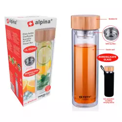 Botella alpina 450 ml vidrio 871125226751