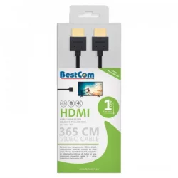 Cable Bestcom Bc-Slh301 Hdmi Slim 3.65 Mt