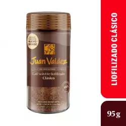 Café Juan Valdez Liofilizado Clásico 95gr Frasco