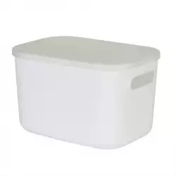 Caja Marfil 27X18X16Cm Blanco 6 Lt Plastico Tg51291