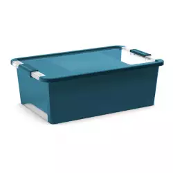 Caja organizadora 19x55x35 cm bi storage azul m 26 lt