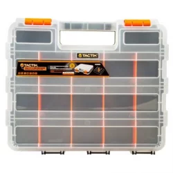 Caja Organizadora Tactix 32 Cm Negro Con Naranja