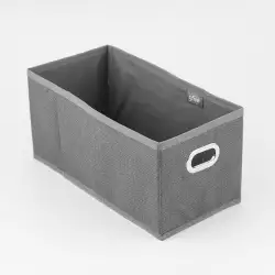 Caja Plegable 5Five Liino 24X17X33Cm Gris Tela 160384D