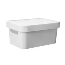 Caja Tengone Cobalto 26X18X12Cm Gris 4 Lt Plastico Tg51135