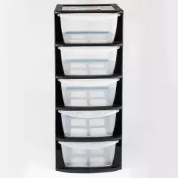 Cajonero gp 5 cajones 400x385x945 negro 2902