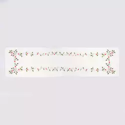 Camino De Mesa Miro Christmas 176X33Cm Blanco Poliester 831-Xmfe