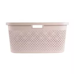 Canasta Ropa Curver Pure Basket 47L Pink 251586