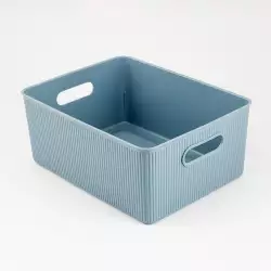 Canasta Tatay Baoba 16X29X38Cm Azul Plastico 70103.00