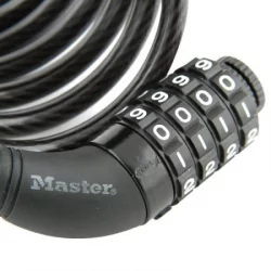 Candado Clave Master Lock 78122 8Mm Acero Negro