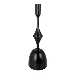 Candelabro Concepts Monocromia 13X36X13Cm Negro Aluminio 428-55