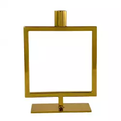 Candelabro Square Concepts Sweet Mocca 5X21X5Cm Marron Acero 4