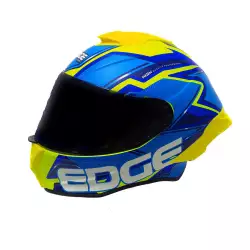 Casco Integral Edge Amarillo/Azul Xl Eg-30.6214.04.Ds