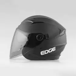 Casco Semi Integral Edge Negro Mate M Eg-34.7.2.Dm