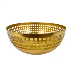 Centro de mesa concepts Rose Blush 31x14x31cm dorado aluminio 429-